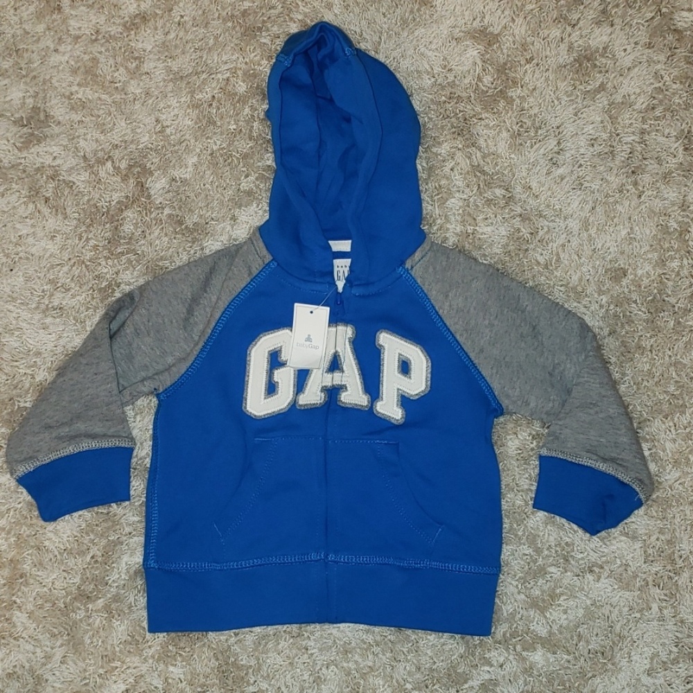 18-24m brand new gap boys logo hoodie